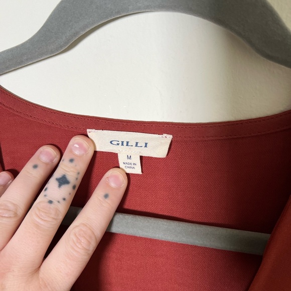 Gilli High Low Midi Terracotta Red Dress Size M - Picture 7 of 10